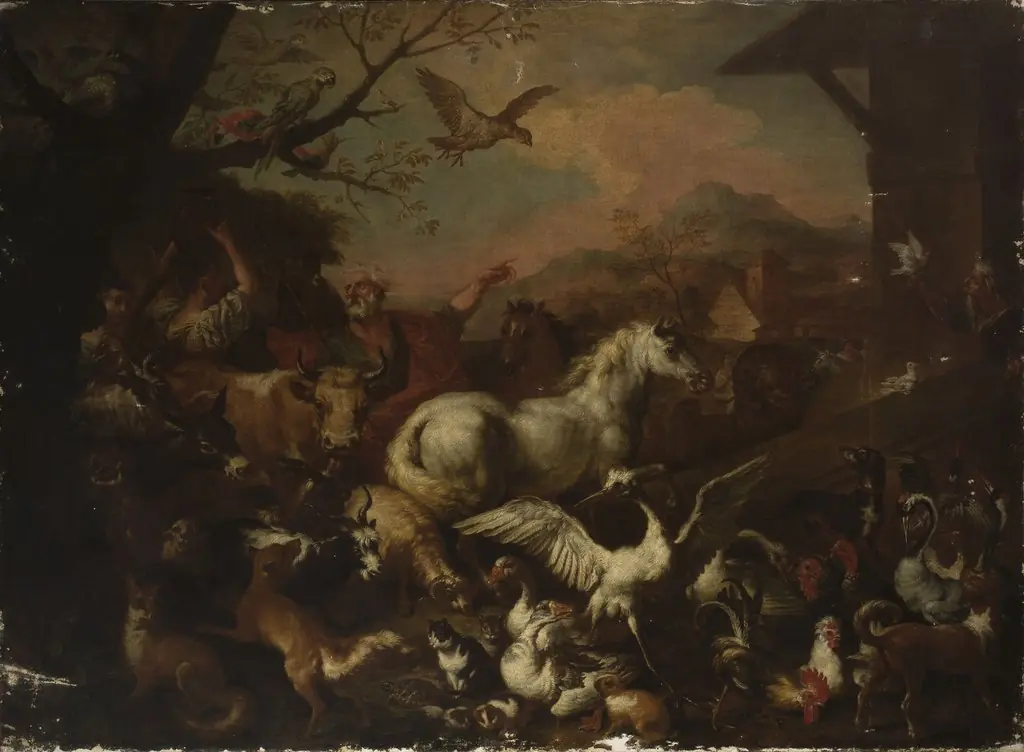 In front of Noah's Ark