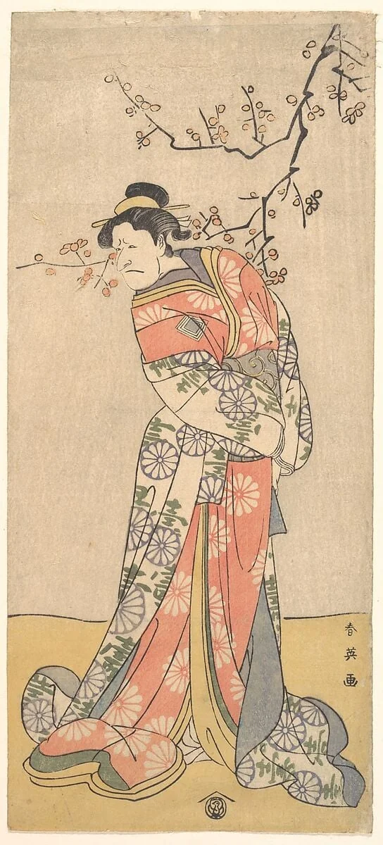 Untitled, by Katsukawa Shun'ei 勝川春英, ink, 1793