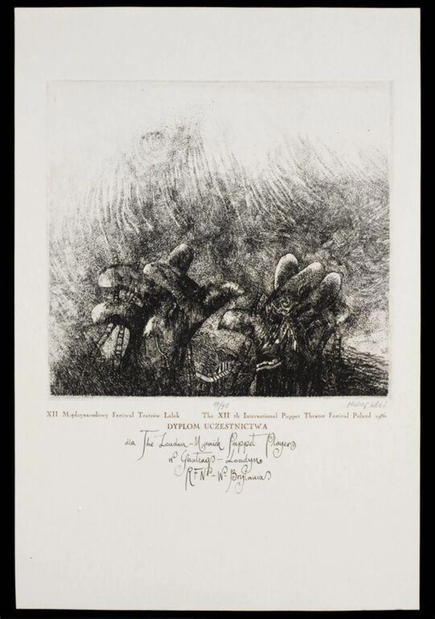 George Speaight Punch & Judy Collection, by Michal Klis, 1986