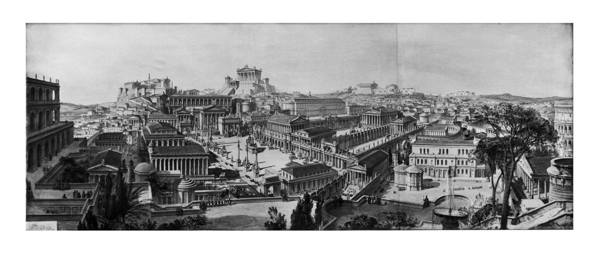 Rome as it was, restored after existing remains