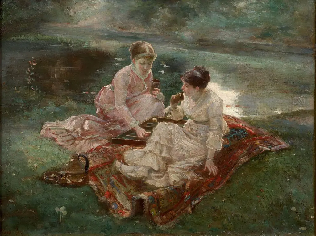 The Backgammon Players (Les joueuses de jacquet)