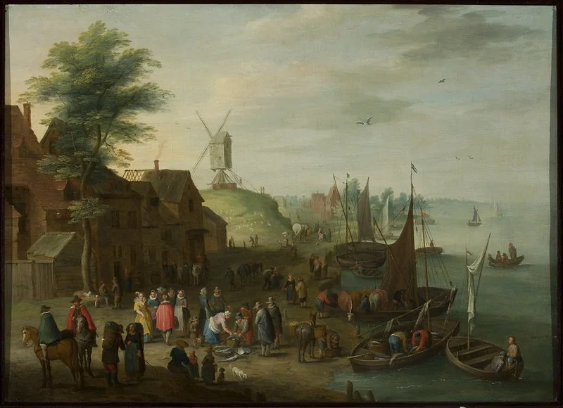 At a fishing port