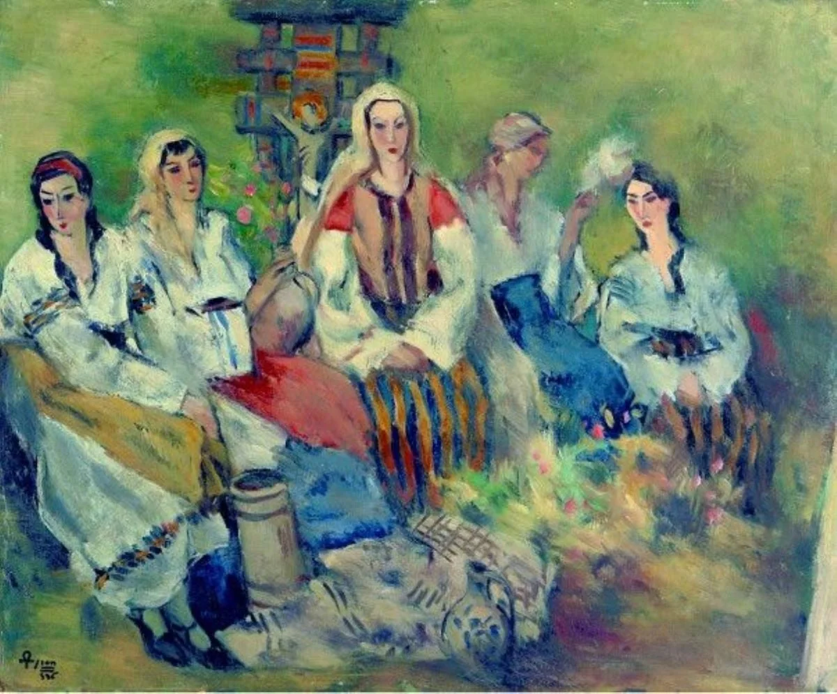 Țărănci la portiță