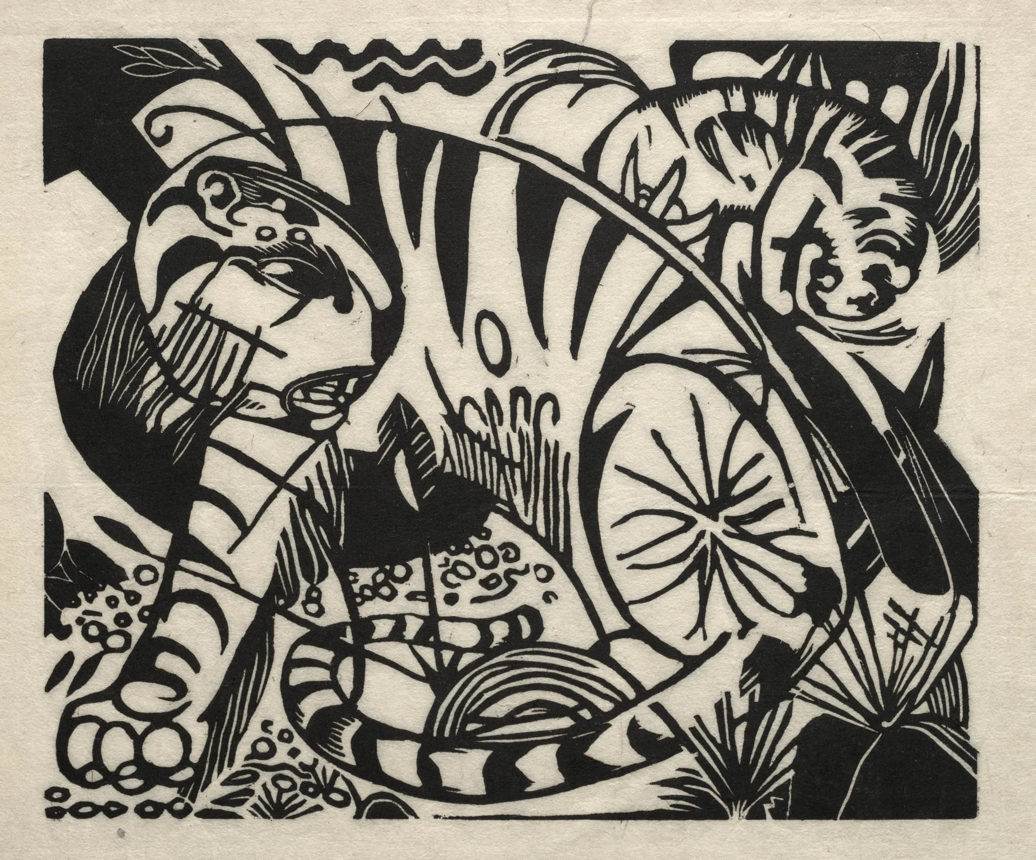 Tiger, by Franz Marc, 1912