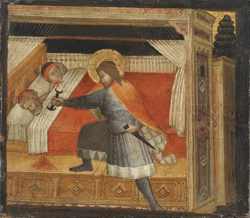 Saint Julian killing his parents