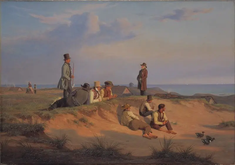 Men of Skagen on a Summer Evening in Fair Weather
