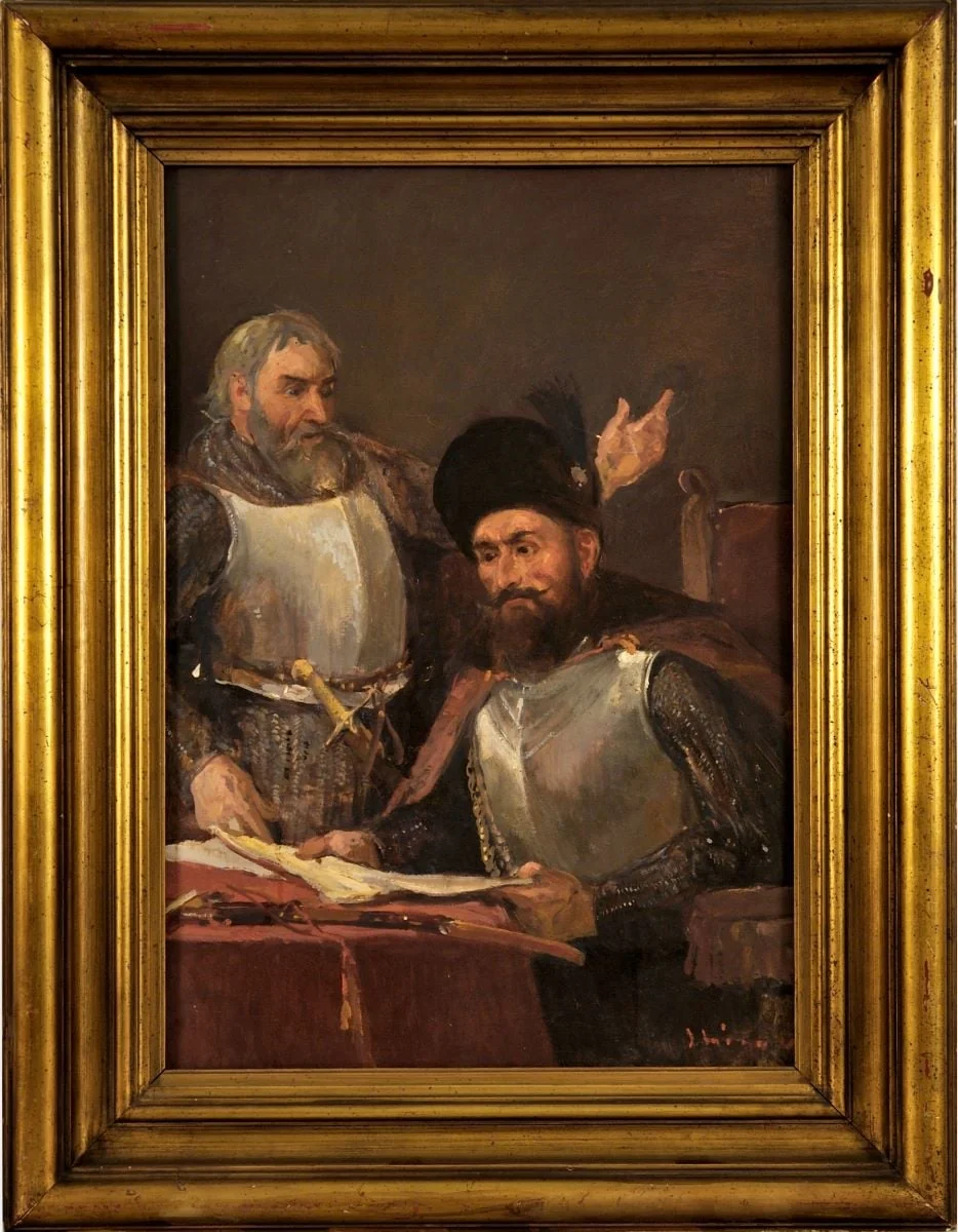 Mihai Viteazul și Preda Buzescu, by Ion Stoica Dumitrescu