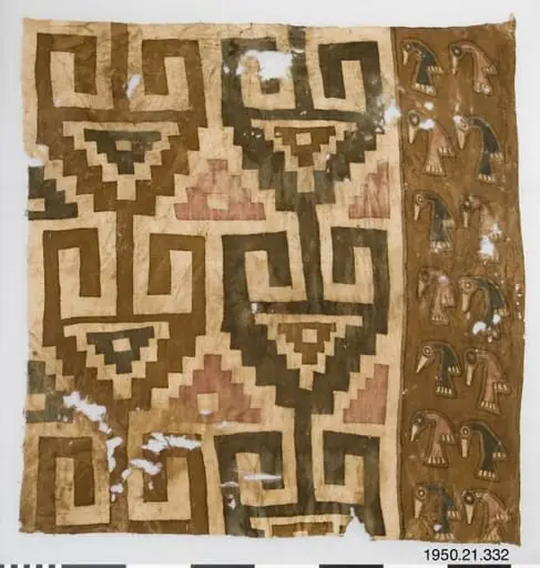 archaeological fragment, painting,