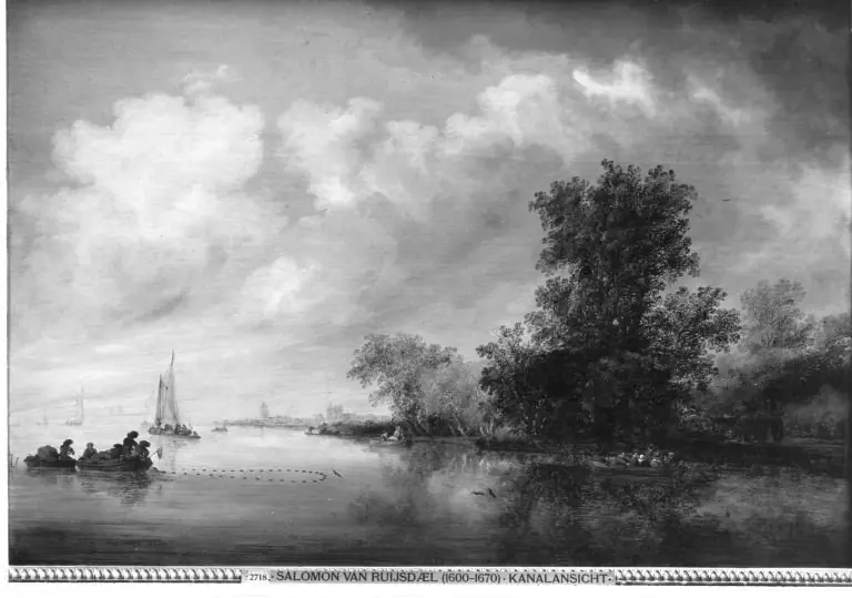 Canal landscape near Liesveld