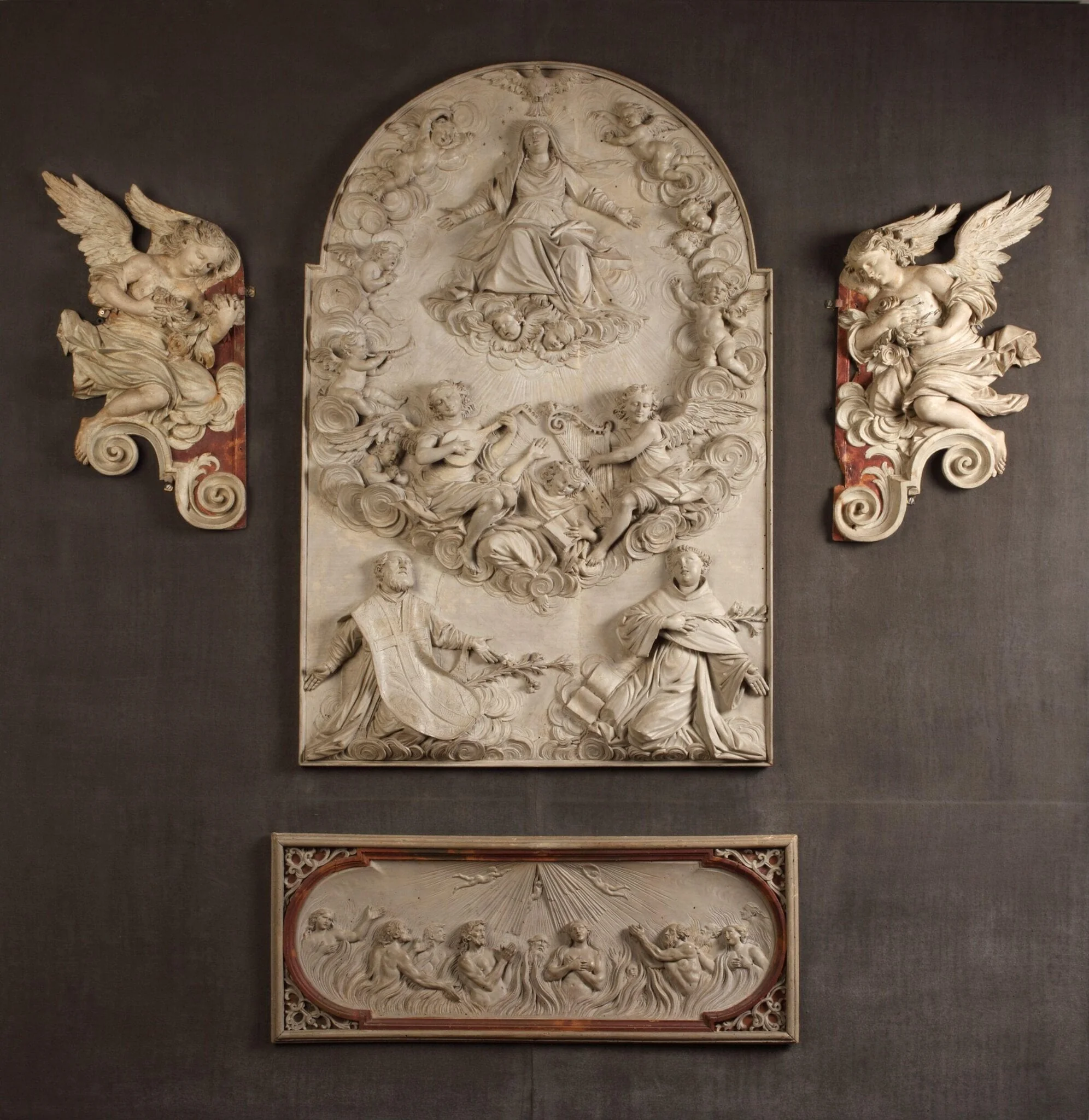 The Assumption of the Virgin with saints and angels