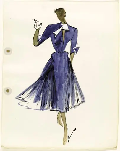 Dessin de collection de l'été 1951