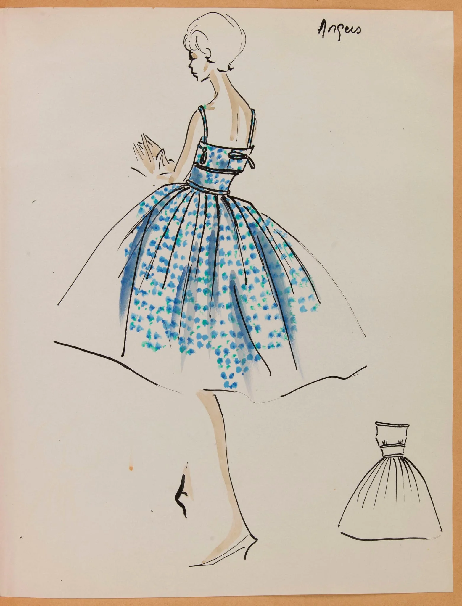Angers, by Carven, 1958