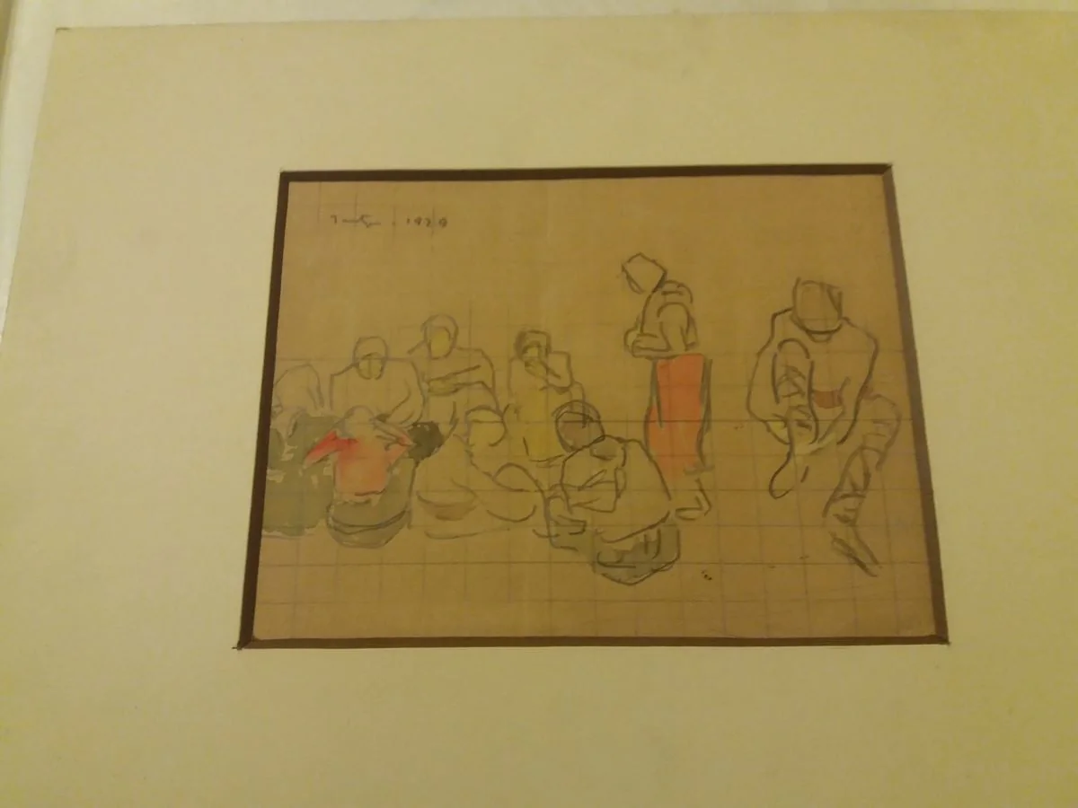 Schiță de compoziție, by Nicolae Tonitza, unspecified, 1929
