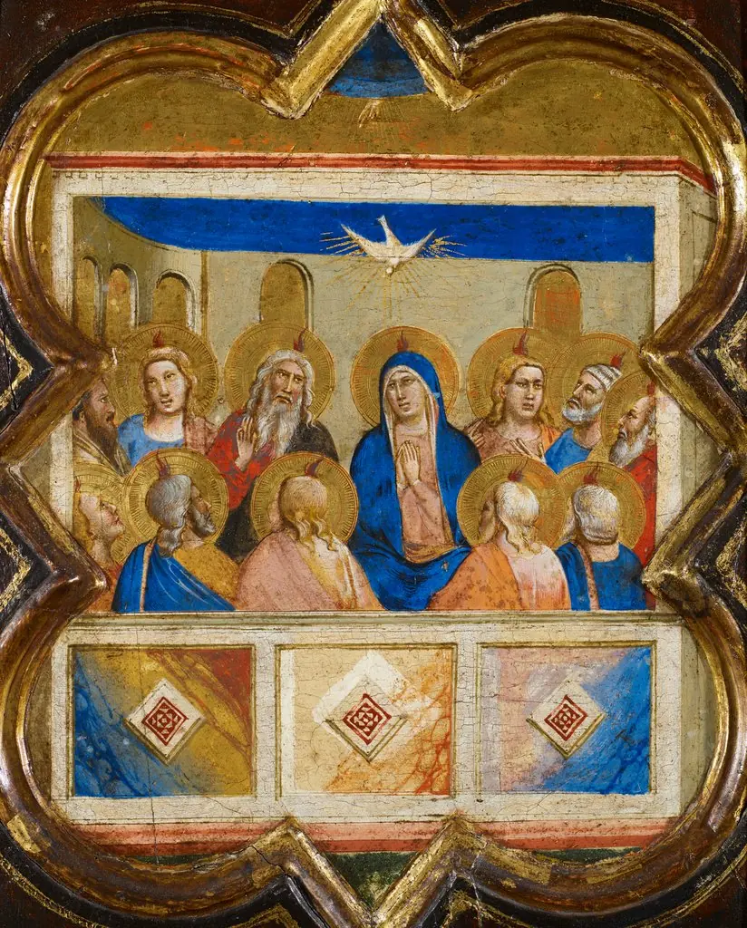 The outpouring of the Holy Spirit