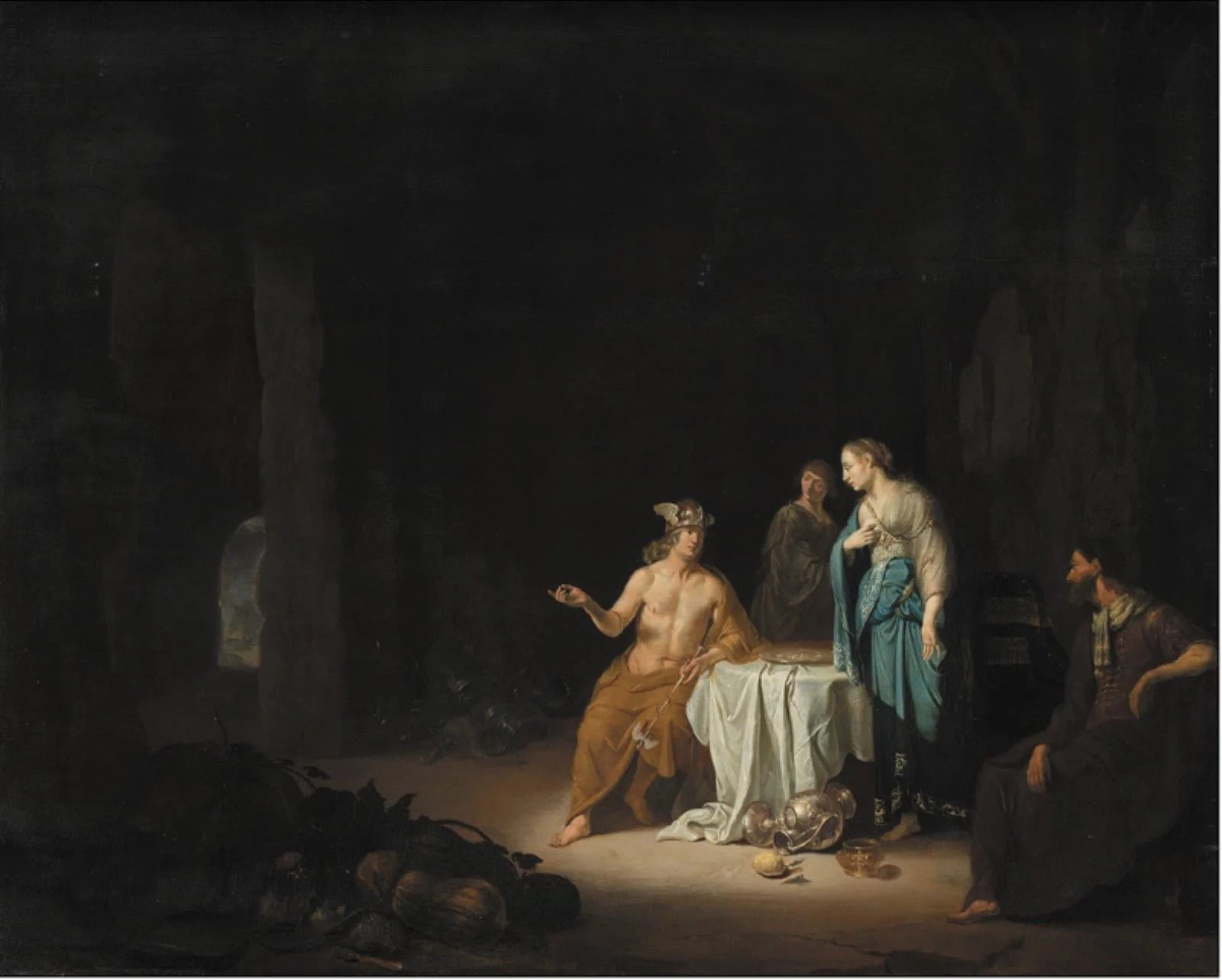 Mercury and Proserpina, by Unknown, 1650