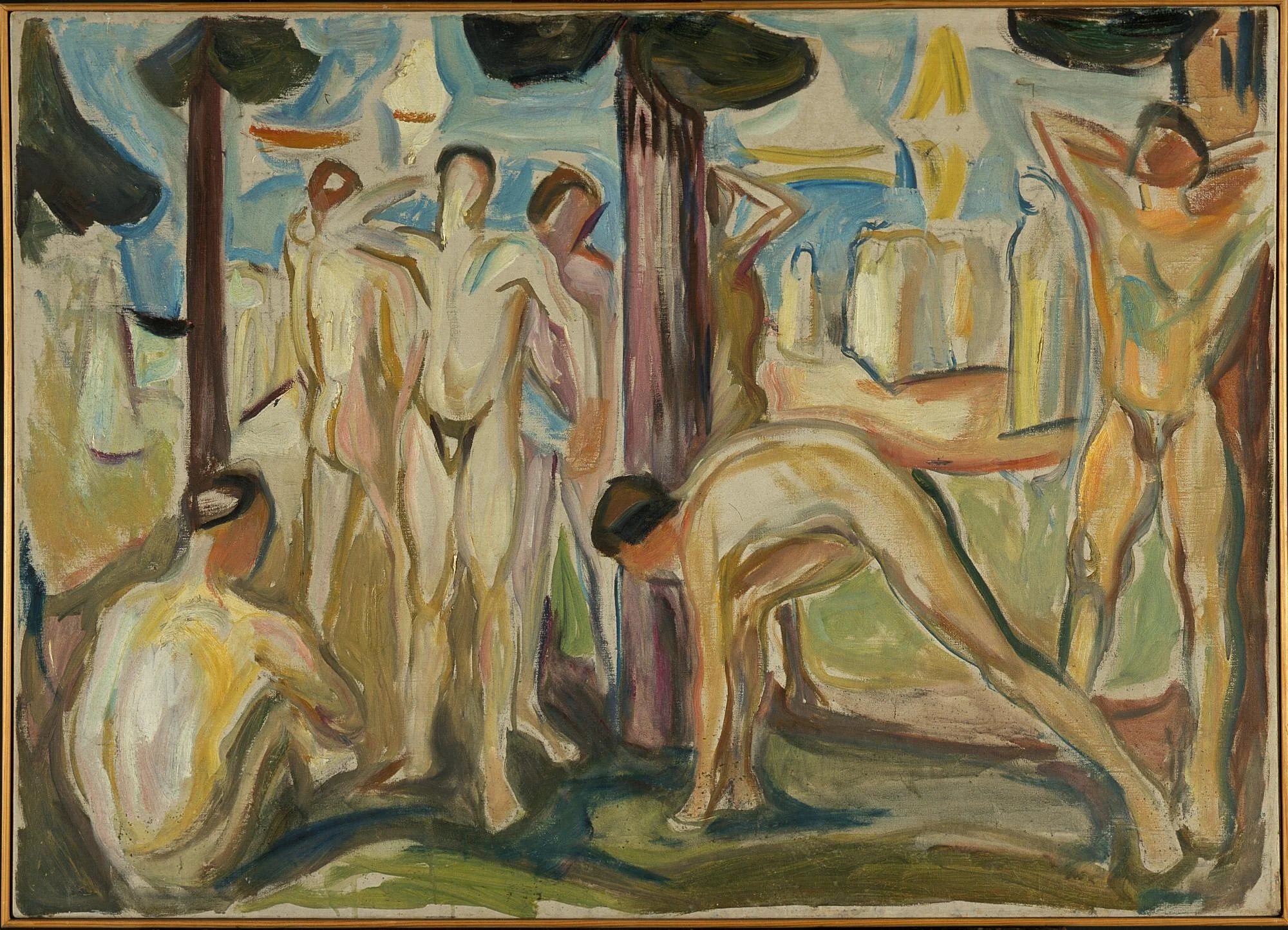 Naked Men in Landscape