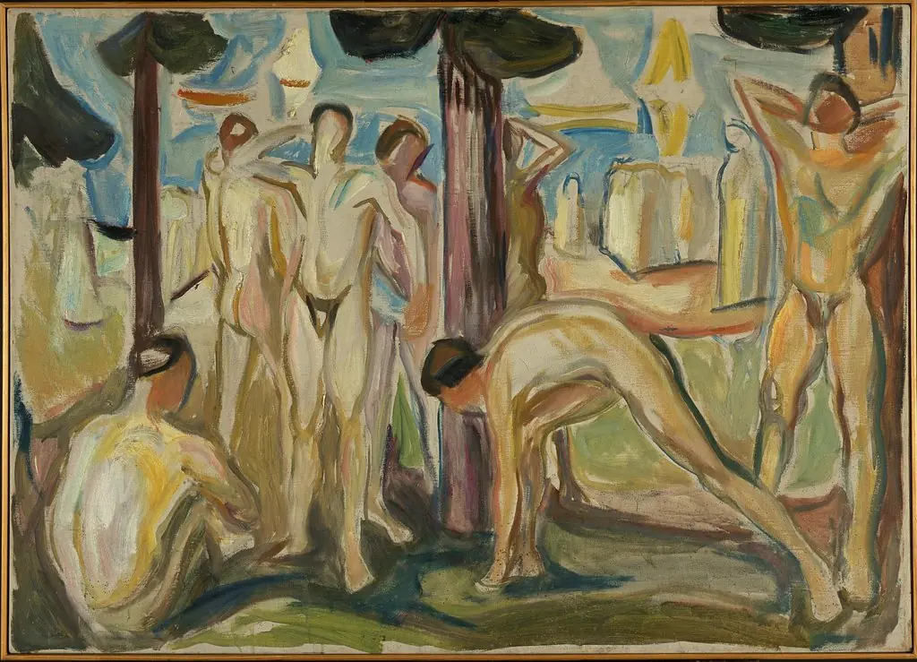 Naked Men in Landscape