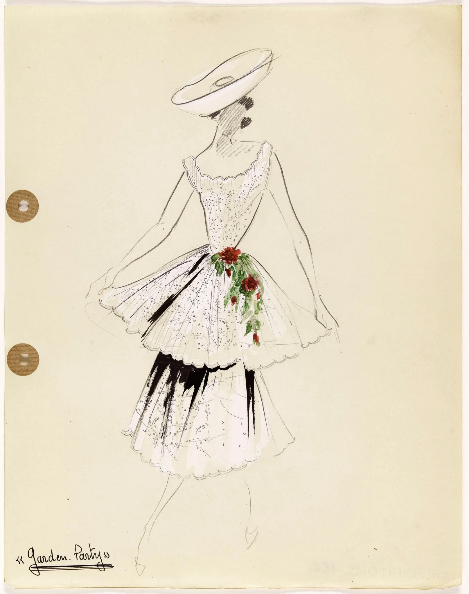 'Garden-Party', by Carven, 1949