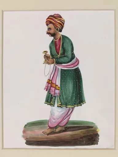 Musician with cymbals