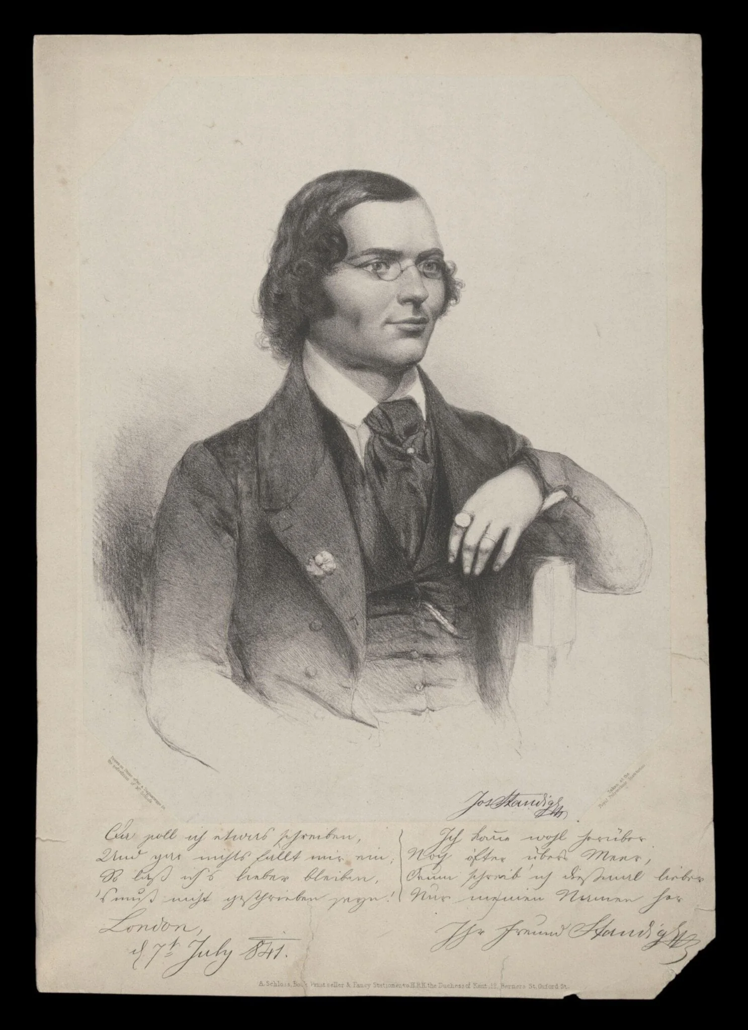 H Beard Print Collection, by A. Schloß, 1841