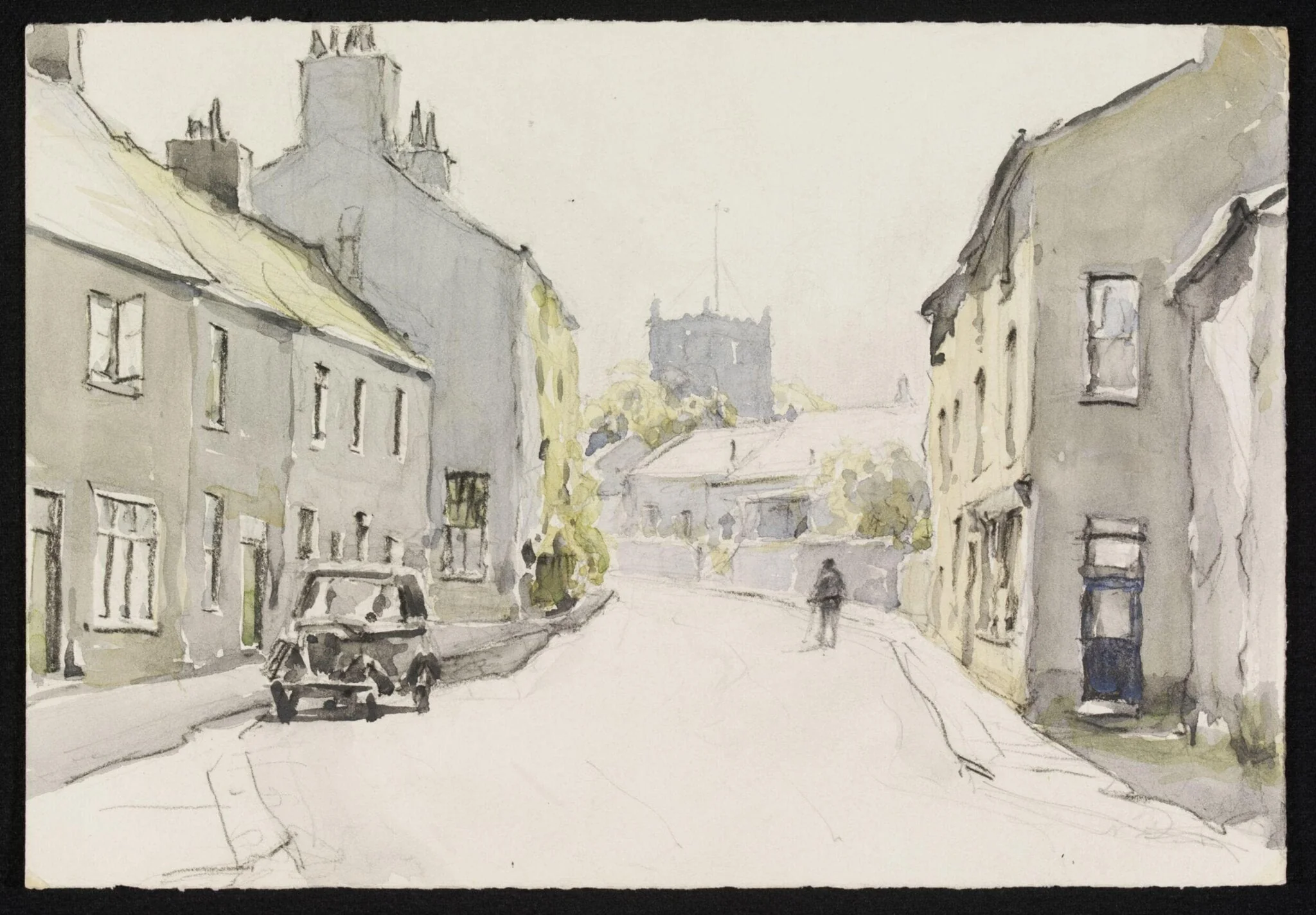Poulton-le-fylde, near Blackpool, by Pile, watercolor, 1943