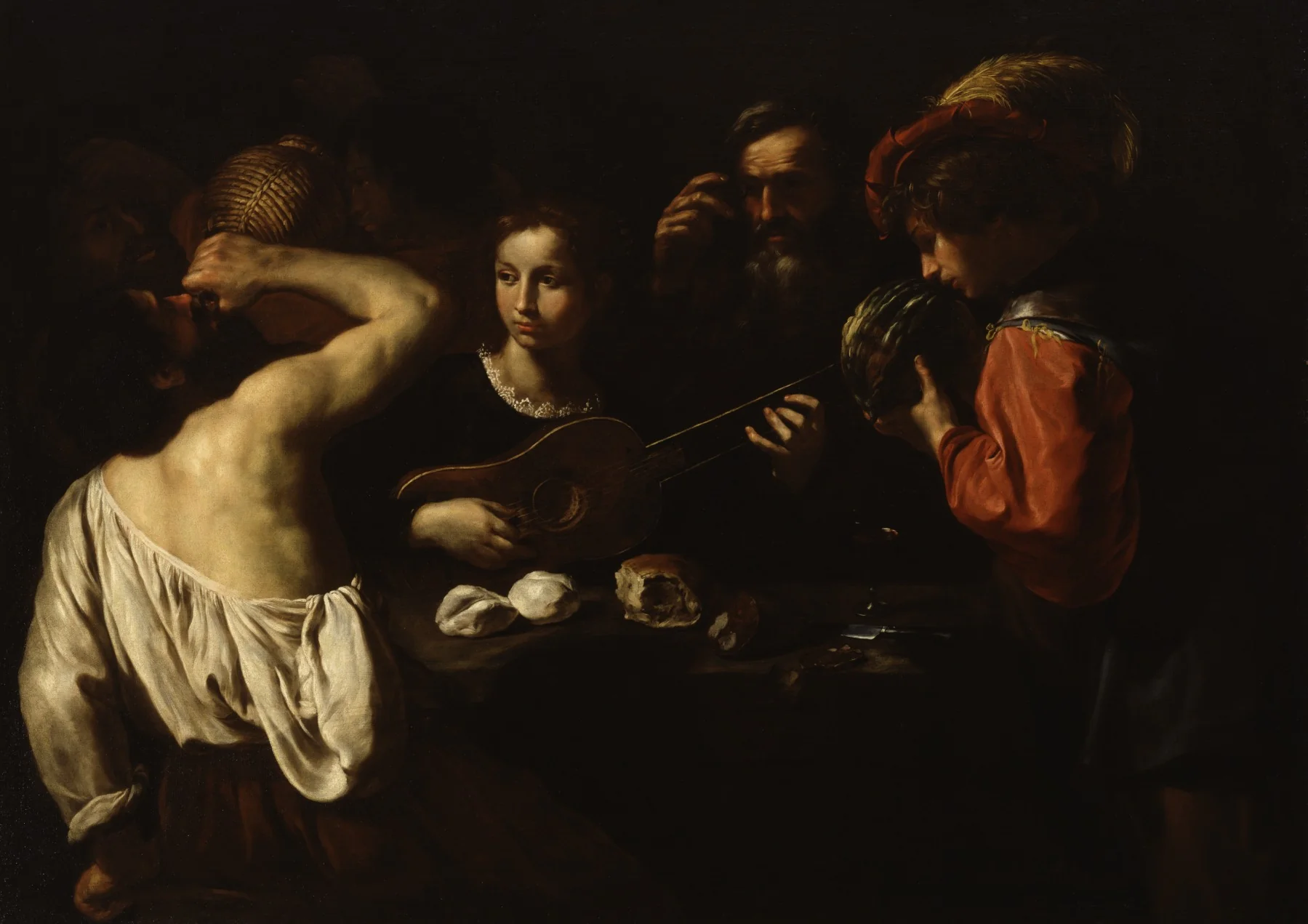 Allegory of the Five Senses, by Pietro Paolini, oil, 1630