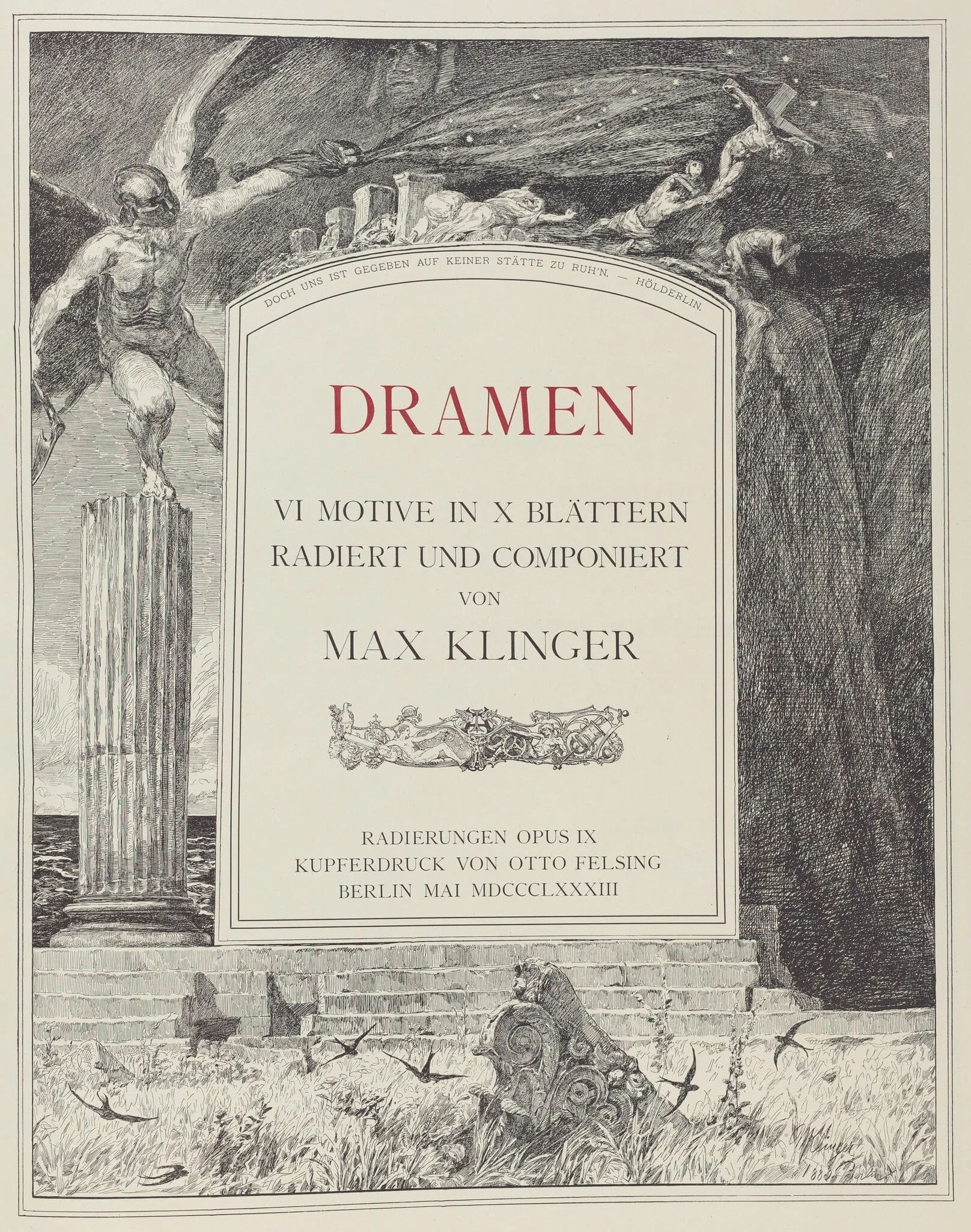 Title Page, by Max Klinger, 1883