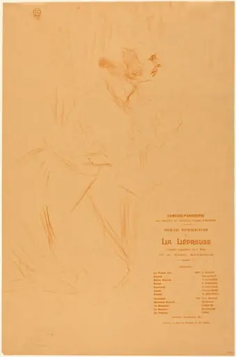 Program for "La lepreuse"  (Programme pour "La lépreuse")