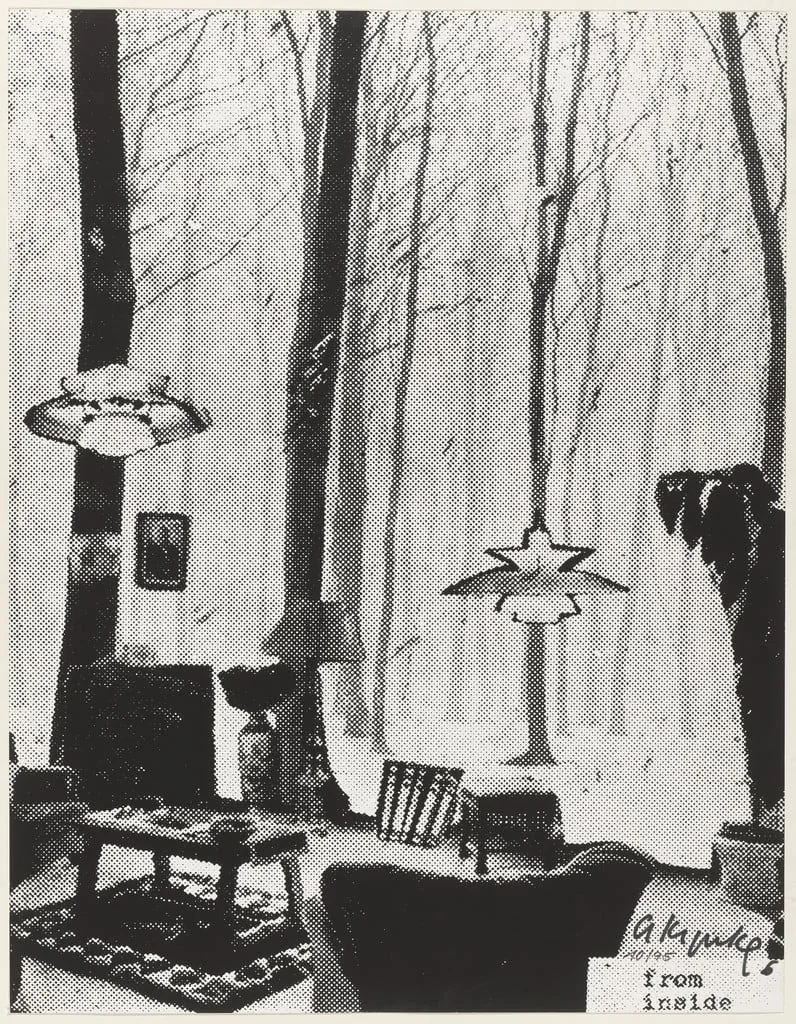 Untitled, by Arthur Köpcke, ink, 1972