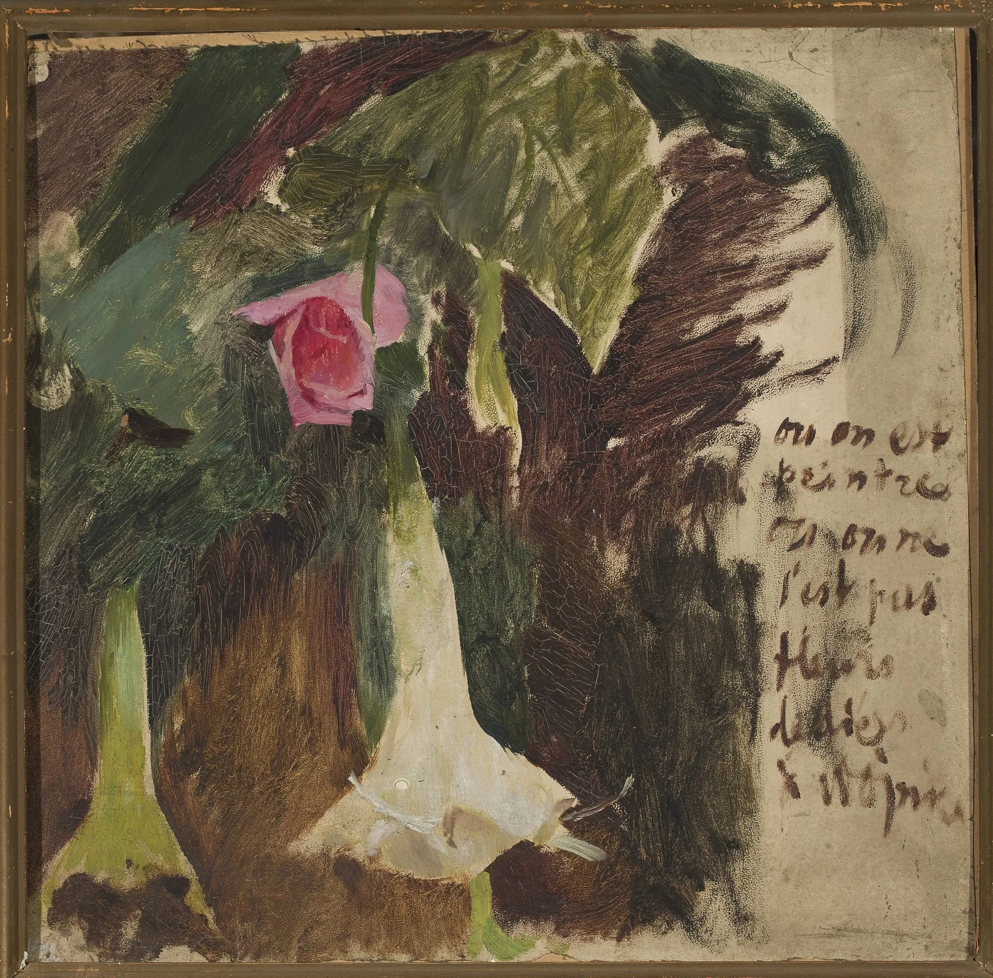 Study of flowers, by Jan Ciągliński, unspecified, 1895