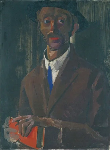 Portrait of Ödön Miklósi, by Vilmos Aba-Novák, tempera, 1931