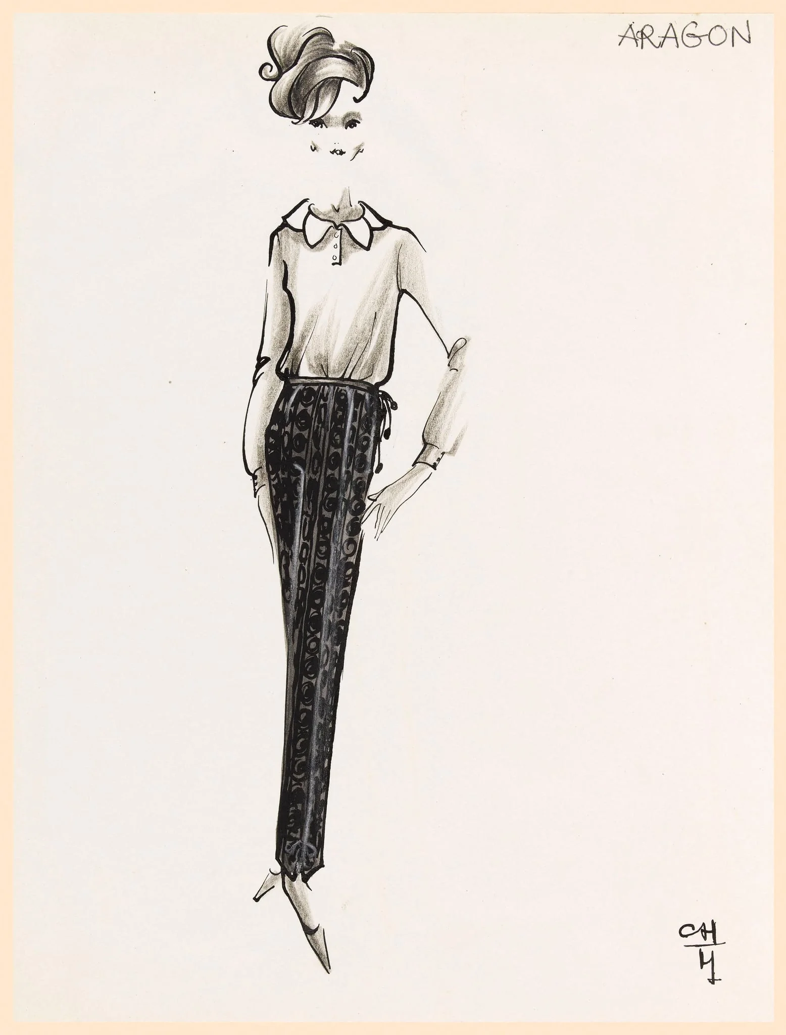 Aragon, by Marie-Louise Carven, 1963