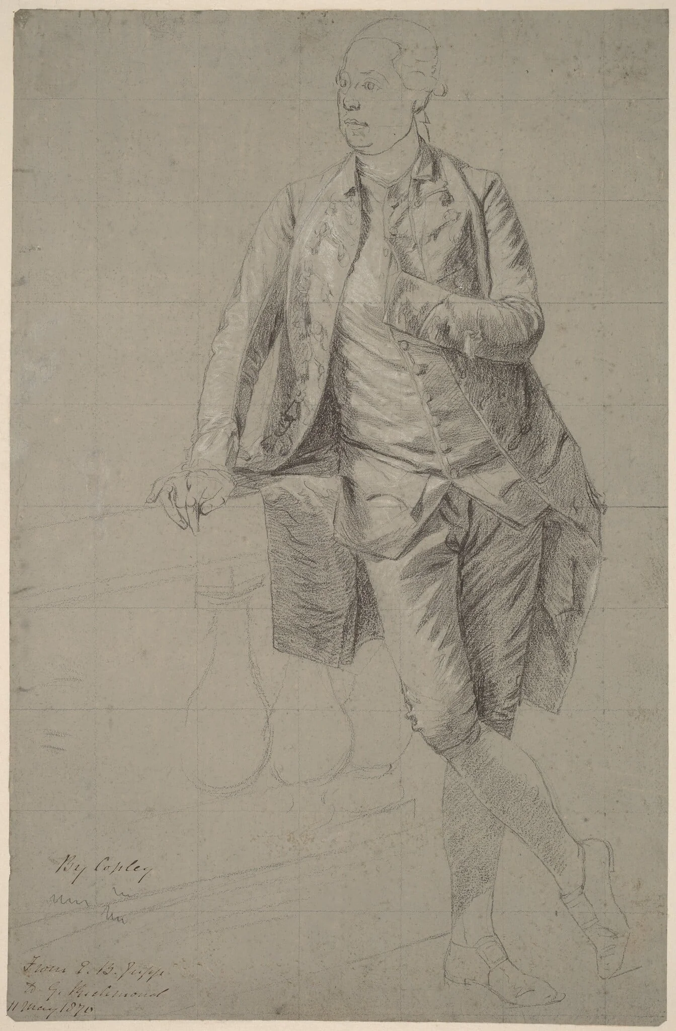 A Gentleman, by John Singleton Copley, graphite, 1778