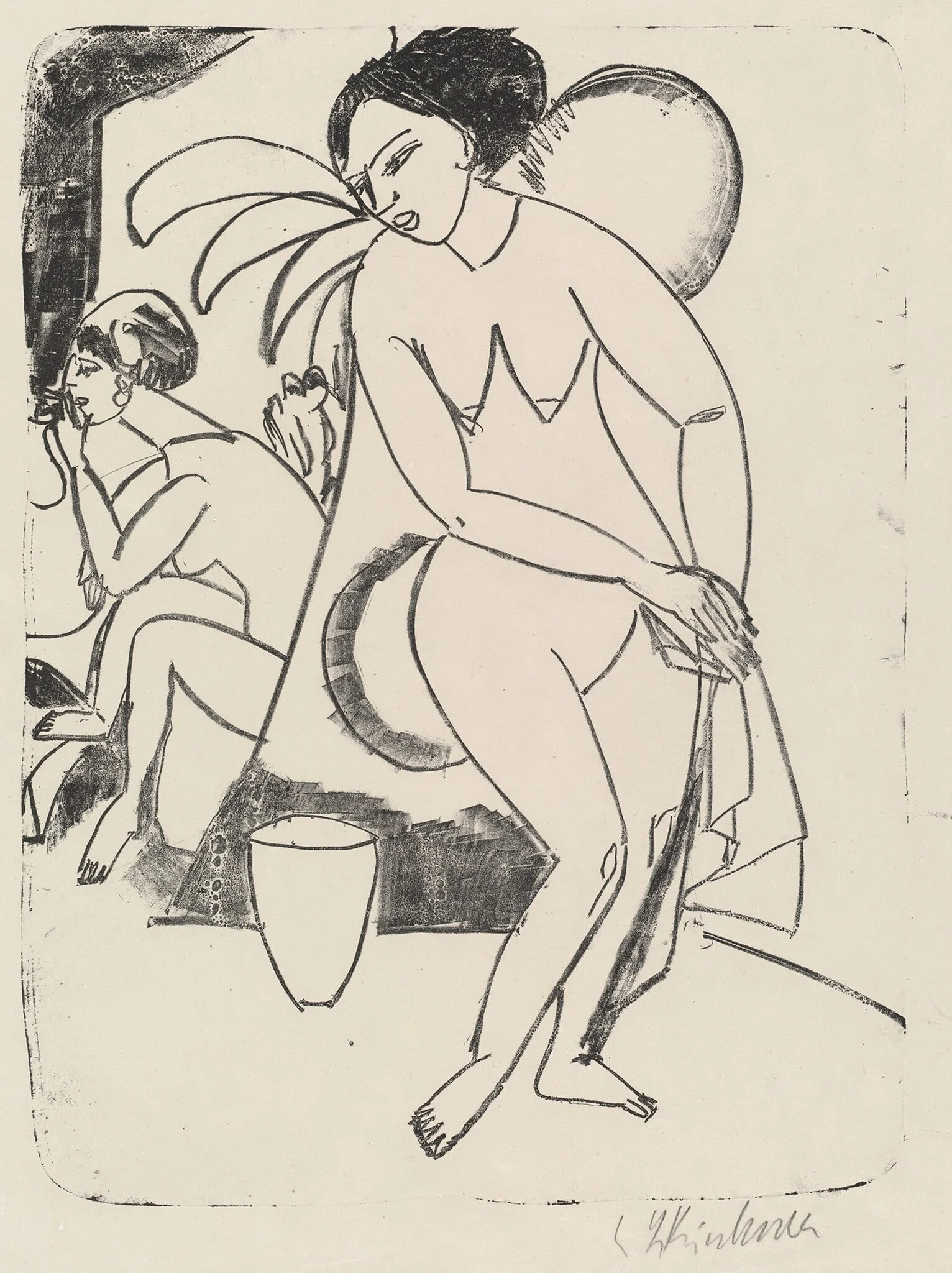 Naked Girls in the Studio (Nackte Mädchen im Atelier)