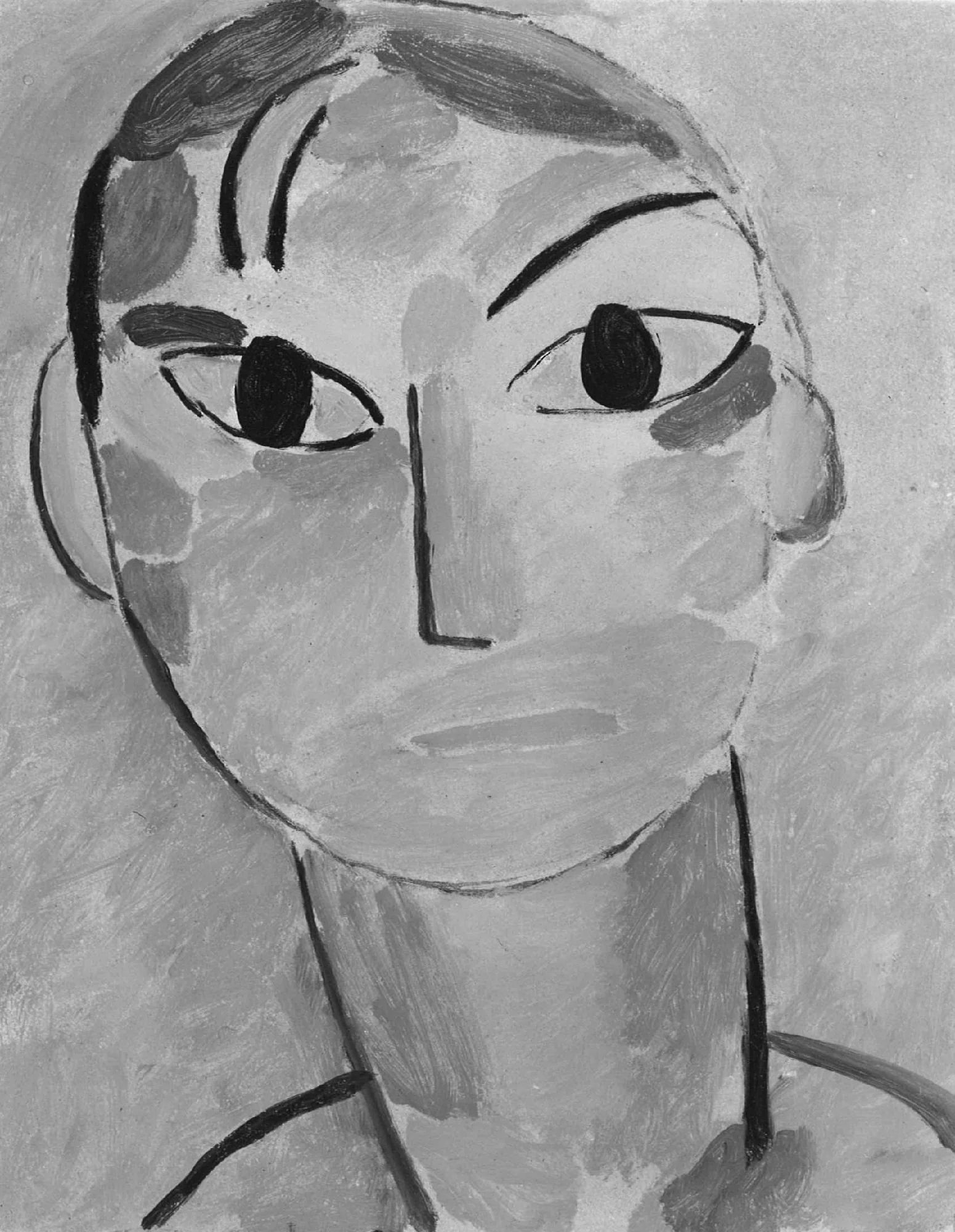 Mystical Head: Andrej, by Alexej von Jawlensky, unspecified, 1917