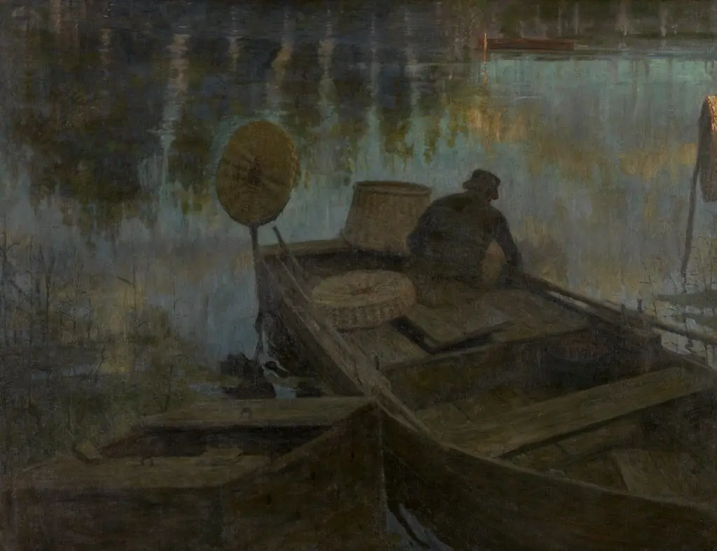 Fisherman in the Moonlight
