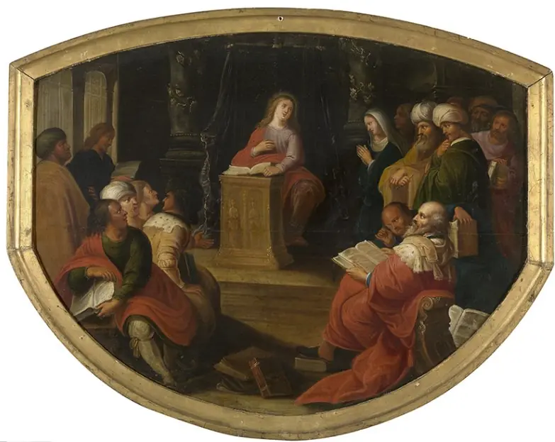 Christ's dispute with the doctors in the temple