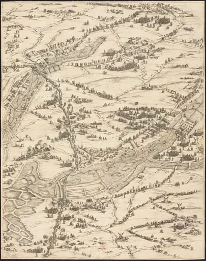 The Siege of La Rochelle [plate 7 of 16;  set comprises 1952.8.97-112]