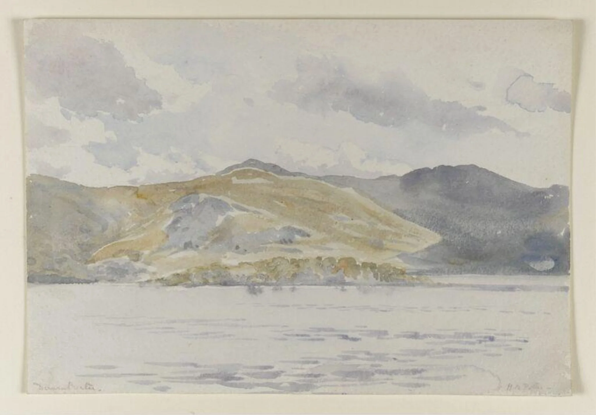 Derwentwater, by Beatrix Potter, watercolor, 1900