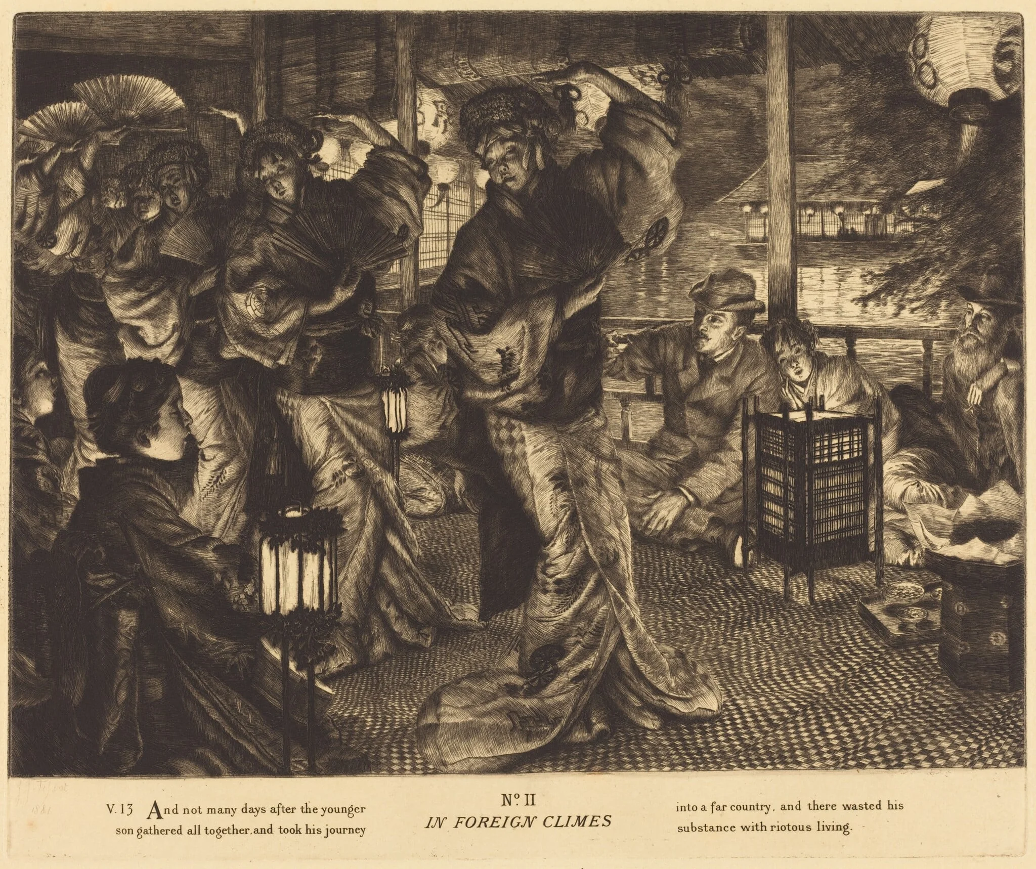 In Foreign Climes, by James Jacques Joseph Tissot, ink, 1882