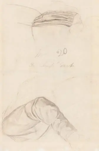 Two Drapery Studies [verso]