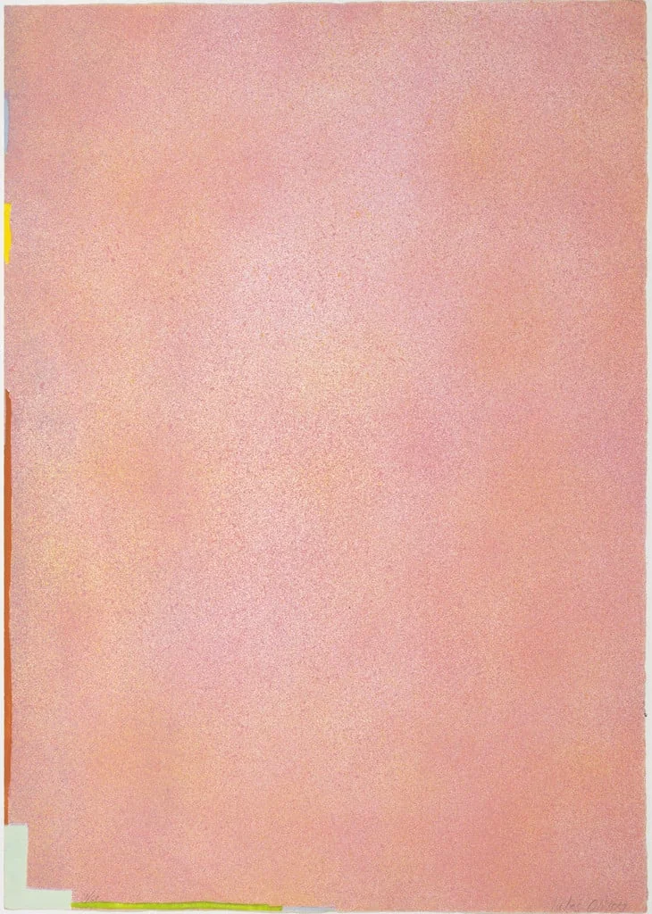 Untitled, by Jules Olitski, ink, 1968