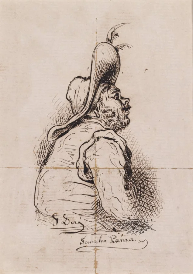 Sancho Panza, by Gustave Doré, 1863