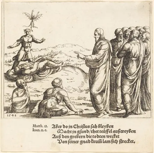 Christ Heals a Blind and Dumb Demoniac