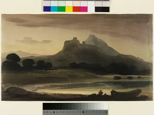 Mountainous Landscape : Afterglow