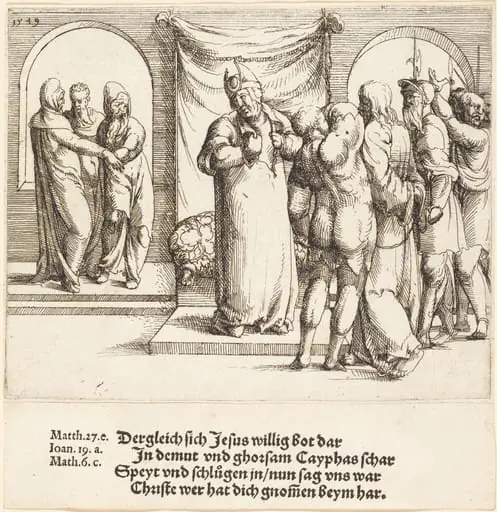 Christ is Mocked, and Caiaphas Rends His Garments