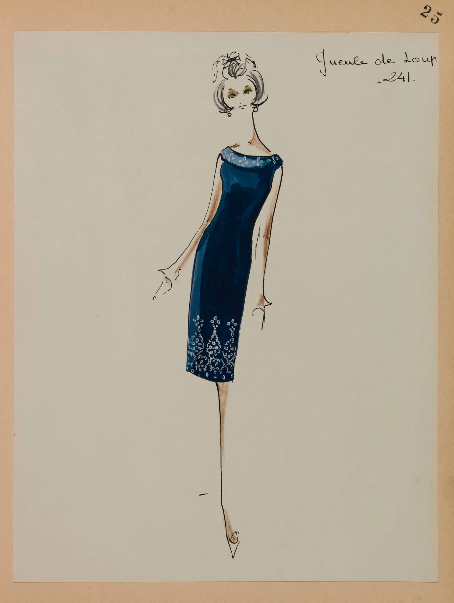 Gueule de loup, by Carven, 1963