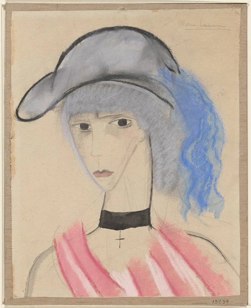 Untitled, by Marie Laurencin, watercolor, 1914