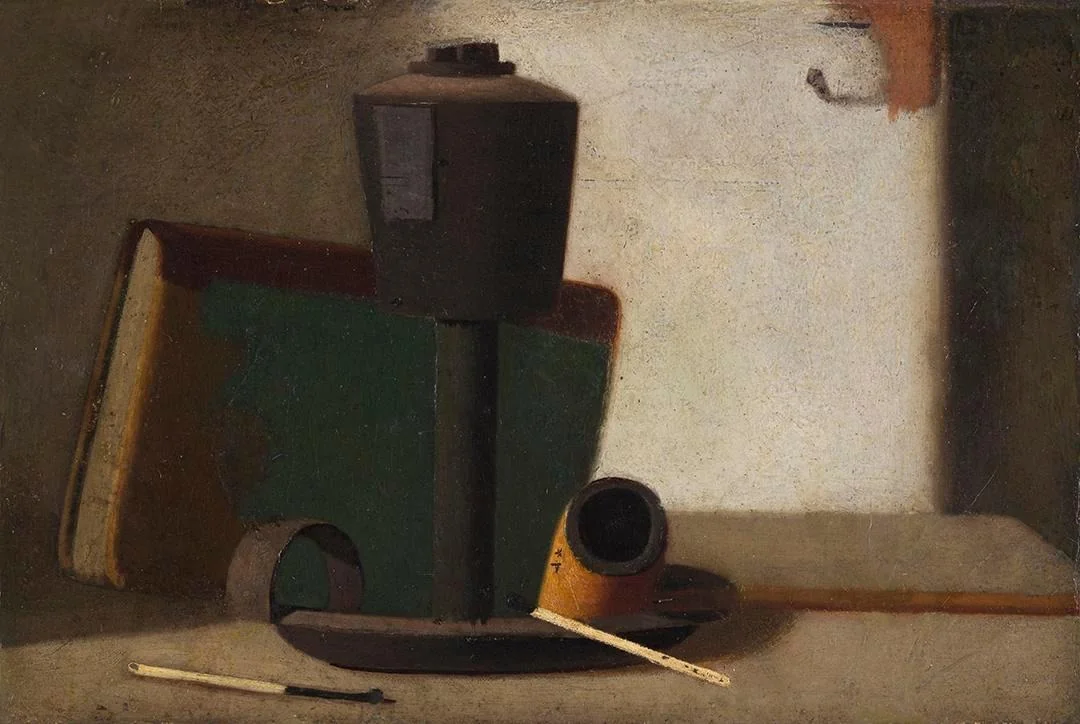 Green Book and Lard Lamp, by John F. Peto, unspecified, 1890