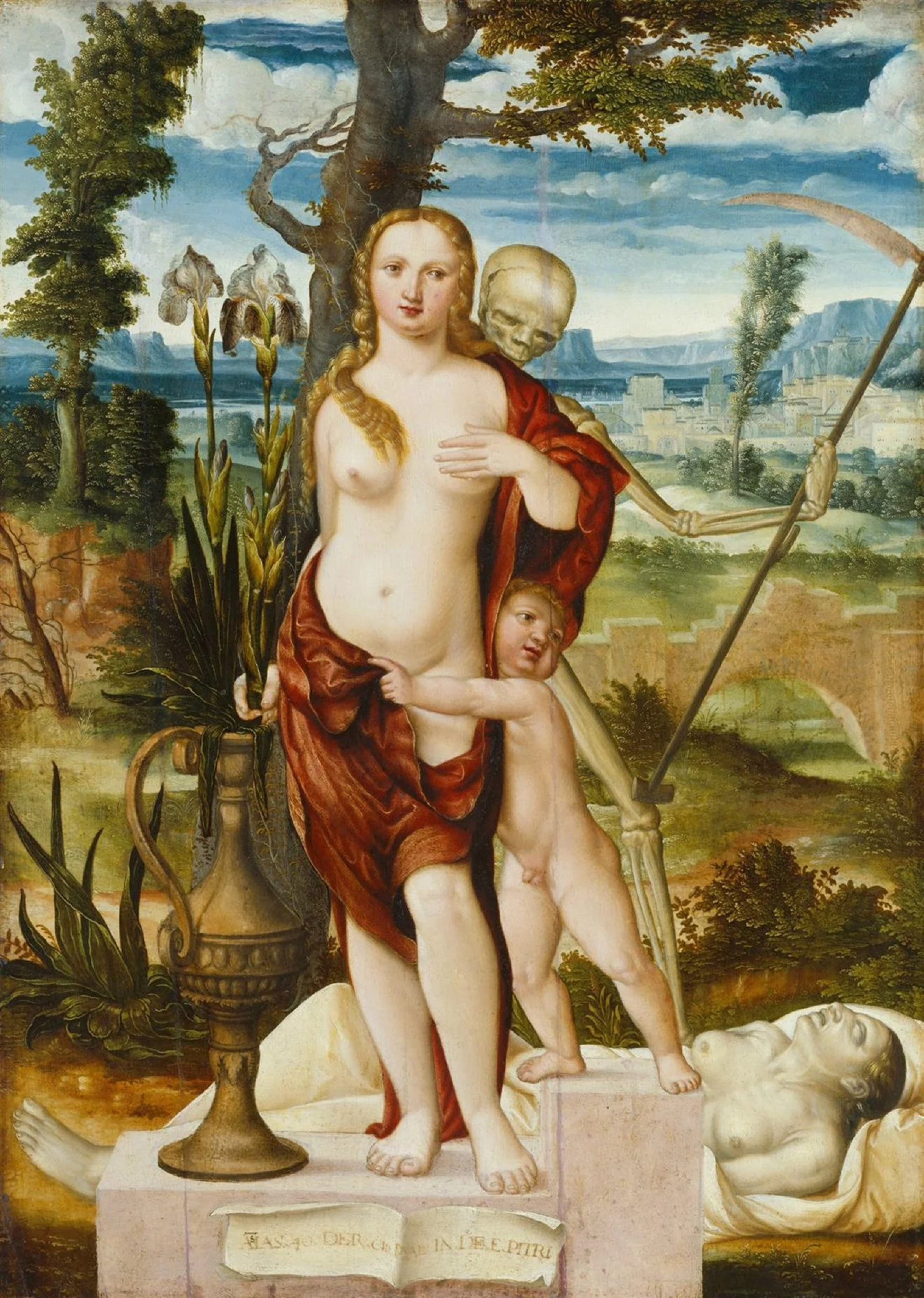 Vanity, by Barthel Beham, oil, 1540